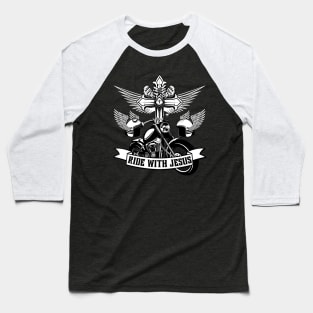 Christian Biker Baseball T-Shirt